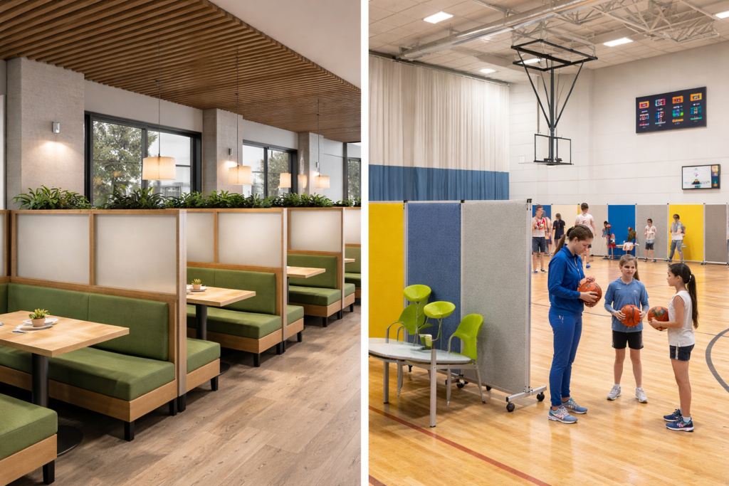 divisori per ambienti interni