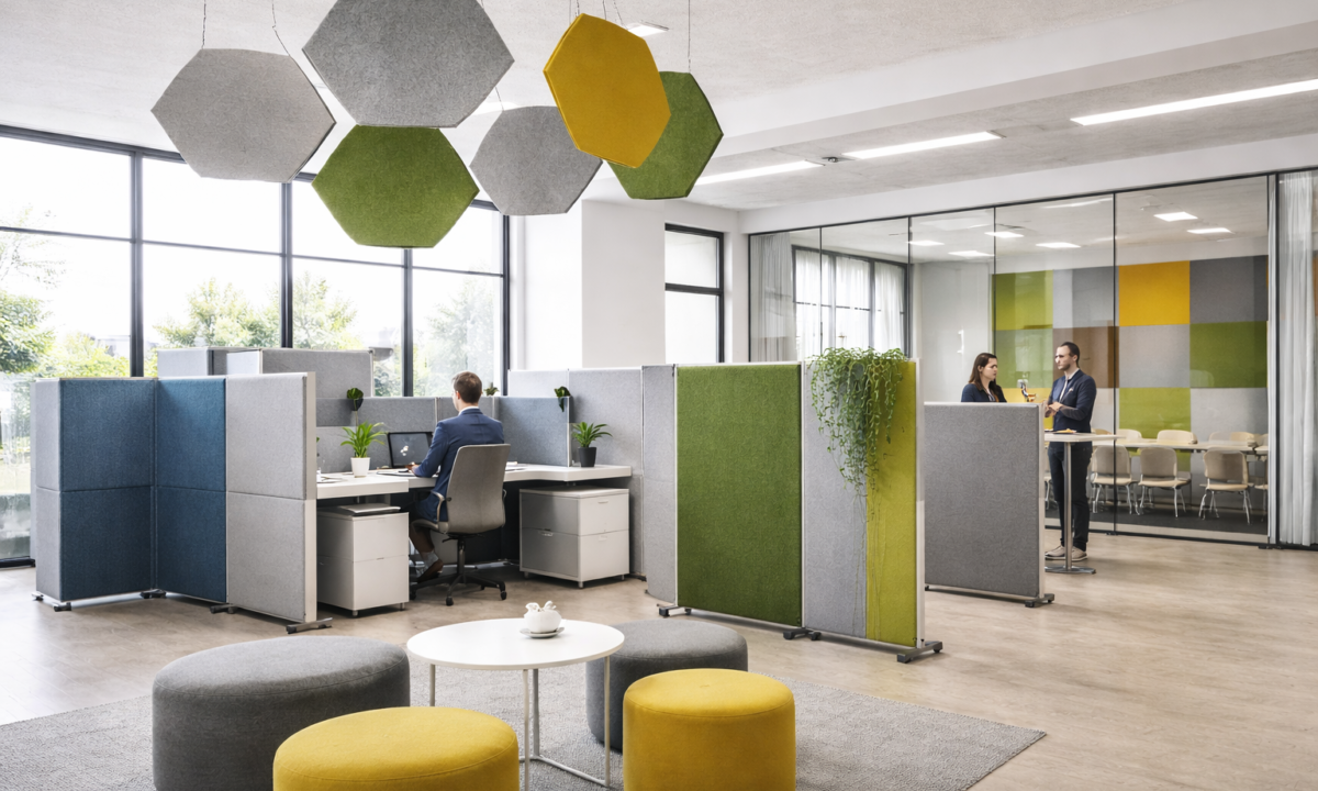 Uffici open space: come scegliere i sistemi fonoassorbenti