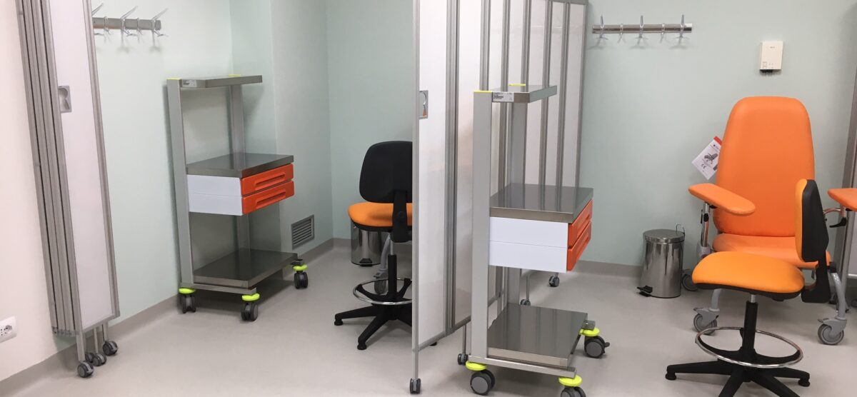 Privacy e praticità nella sala prelievi