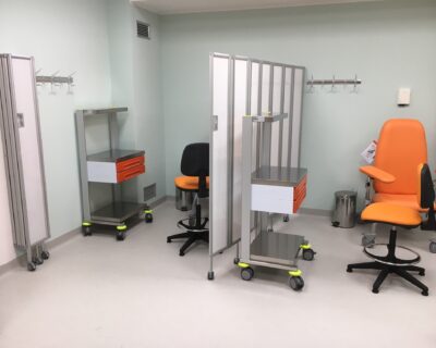 Privacy e praticità nella sala prelievi